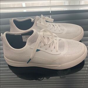 Vessi All-White Knit Sneakers